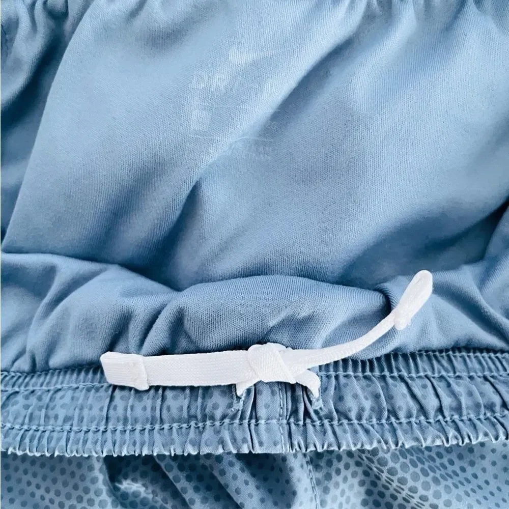 Nike Dri-Fit Light Blue Running Shorts, panty attached size XL